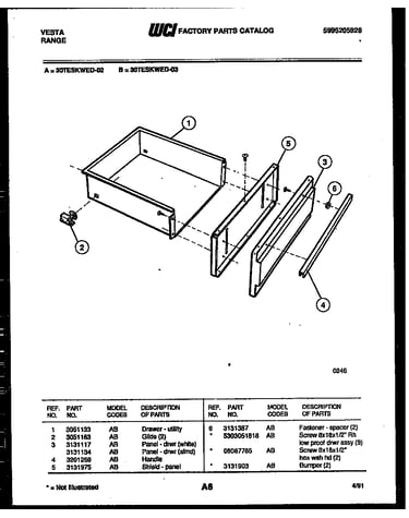 Drawer parts