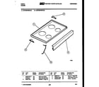 Tappan 30TESKWED2 cooktop parts diagram