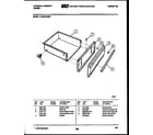 Tappan 31-6239-23-02 drawer parts diagram