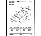 Tappan 31-6969-23-02 cooktop parts diagram