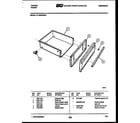 Tappan 31-2549-00-02 drawer parts diagram