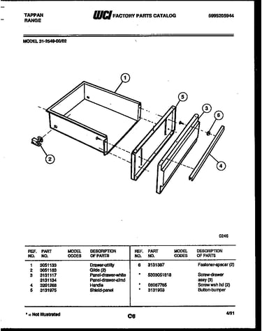 Drawer parts