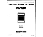 Tappan 31-1049-23-05 cover page diagram