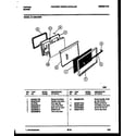 Tappan 31-1049-00-05 door parts diagram