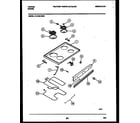 Tappan 31-1049-23-05 cooktop and broiler parts diagram