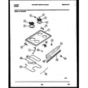 Tappan 31-1049-00-05 cooktop and broiler parts diagram