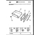 Tappan 30-3981-23-01 drawer parts diagram