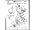 Tappan 30-3981-00-01 burner, manifold and gas control diagram