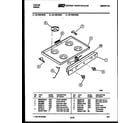 Tappan 32-1039-00-04 cooktop parts diagram