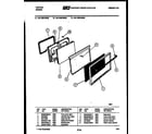 Tappan 32-1039-00-03 door parts diagram