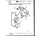 Tappan 32-1039-00-04 burner, manifold and gas control diagram