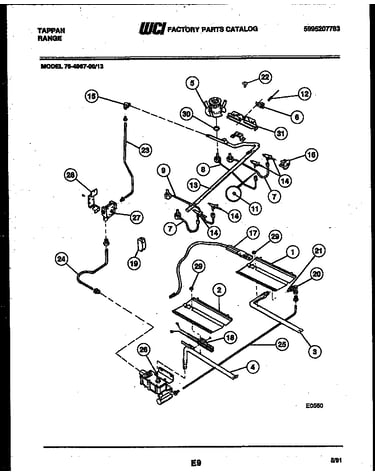 Burner, manifold and gas control