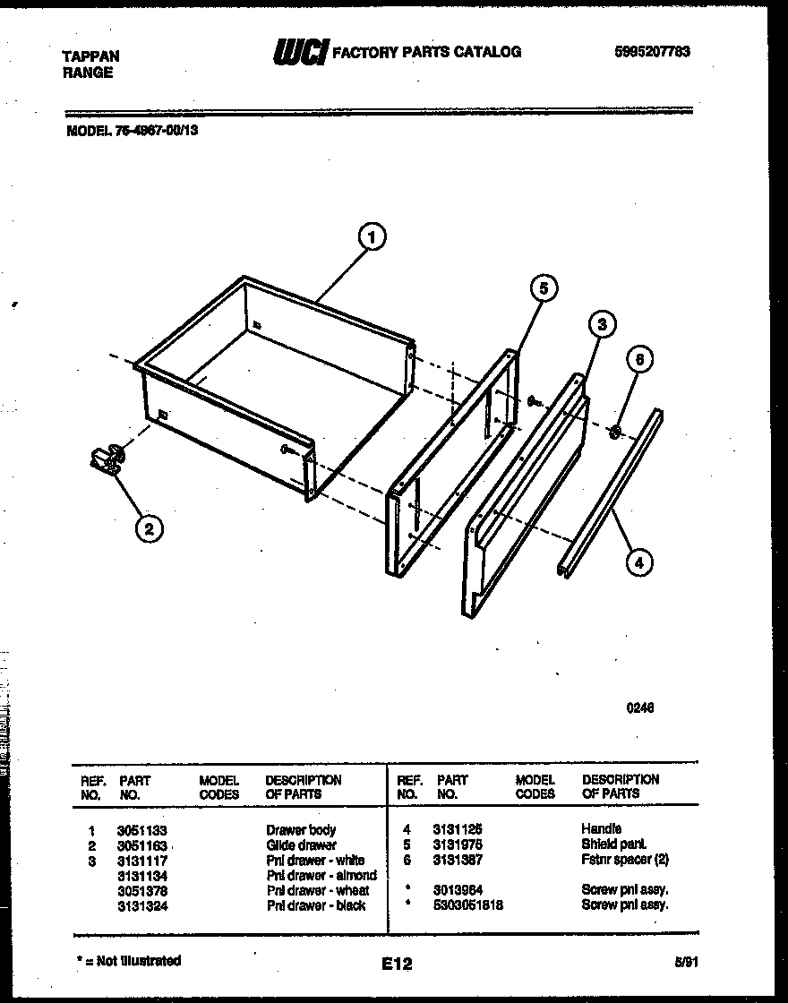 Drawer parts