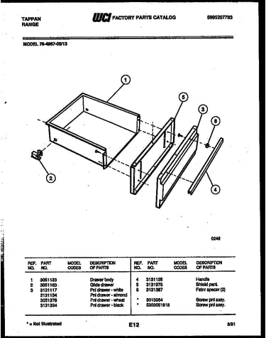 Drawer parts