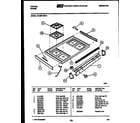Tappan 76-4967-00-13 cooktop parts diagram