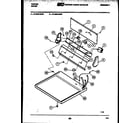 Tappan 47-2828-00-03 console and control parts diagram