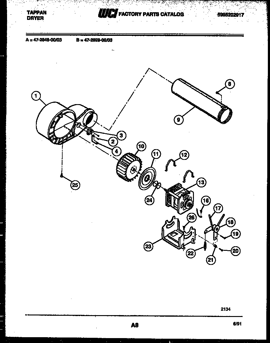 BLOWER AND DRIVE PARTS