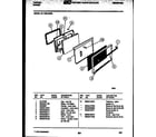 Tappan 37-1039-00-03 door parts diagram