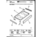Tappan 31-4989-00-03 cooktop parts diagram