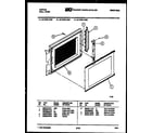 Tappan 57-2709-10-05 upper oven door parts diagram