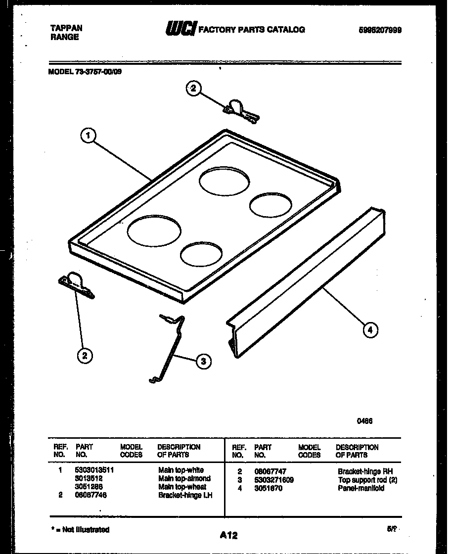 Cooktop parts