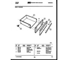 Tappan 77-4950-00-01 drawer parts diagram