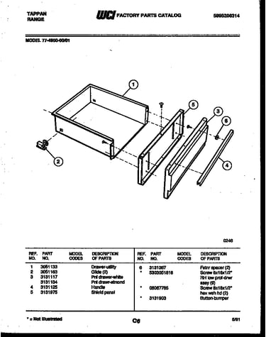 Drawer parts