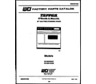 Tappan 36-6262-00-07 cover page diagram