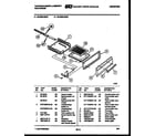Tappan 36-6262-00-07 broiler drawer parts diagram