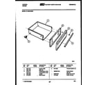 Tappan 31-2549-00-03 drawer parts diagram