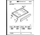 Tappan 31-2549-00-03 cooktop parts diagram
