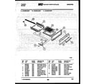 Tappan 32-2539-00-04 broiler drawer parts diagram