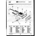Tappan 30-3341-23-01 broiler drawer parts diagram
