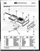 Broiler drawer parts