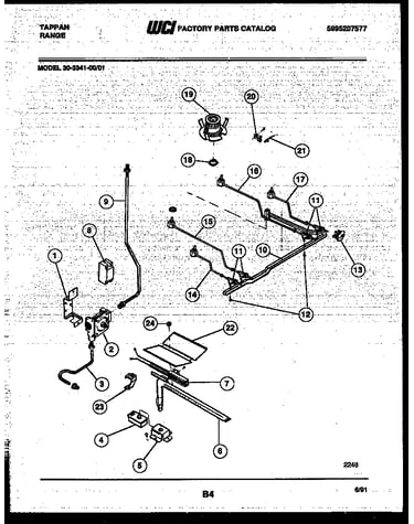 Burner, manifold and gas control