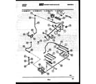 Tappan 30-4998-00-02 burner, manifold and gas control diagram
