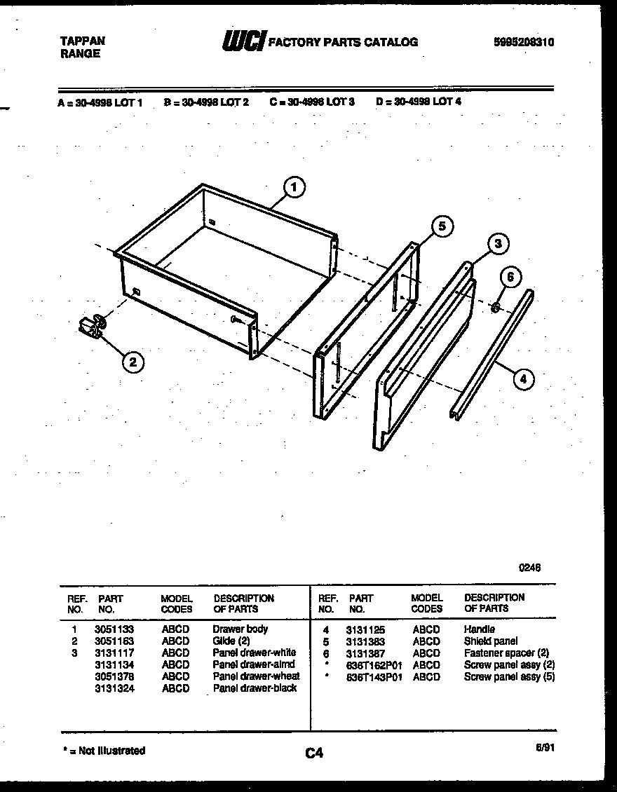 DRAWER PARTS