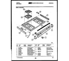 Tappan 76-4960-00-01 cooktop parts diagram