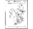 Tappan 76-4960-00-01 burner, manifold and gas control diagram
