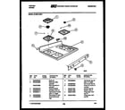 Tappan 30-3991-00-01 cooktop parts diagram