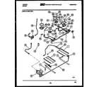 Tappan 30-3991-00-01 burner, manifold and gas control diagram