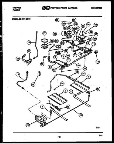 Burner, manifold and gas control