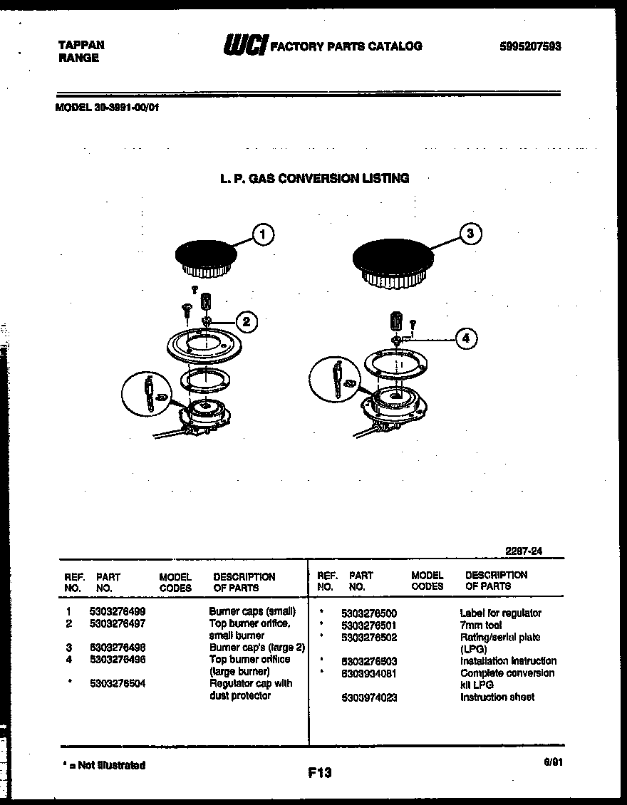 Burner parts
