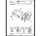 Tappan 31-2759-00-04 drawer parts diagram