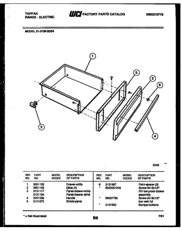Drawer parts