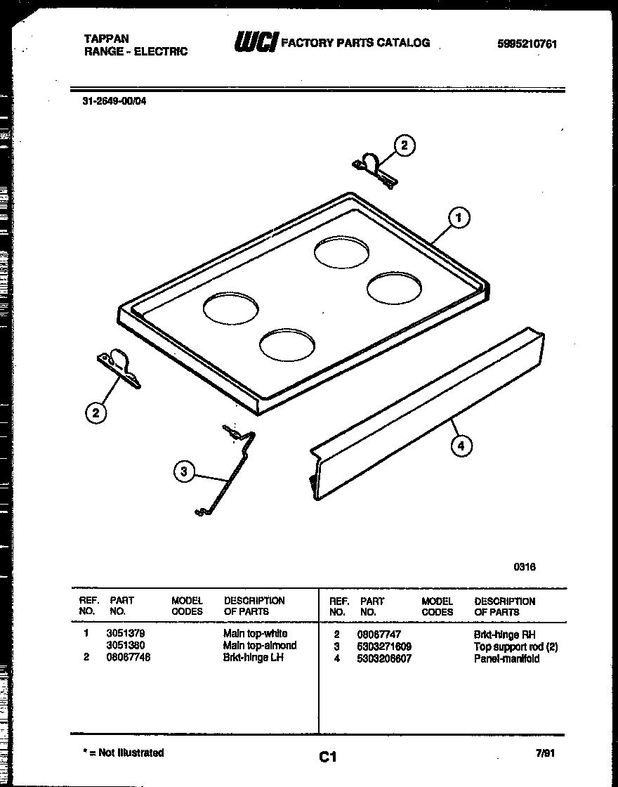 COOKTOP PARTS