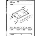 Tappan 31-2649-00-04 cooktop parts diagram
