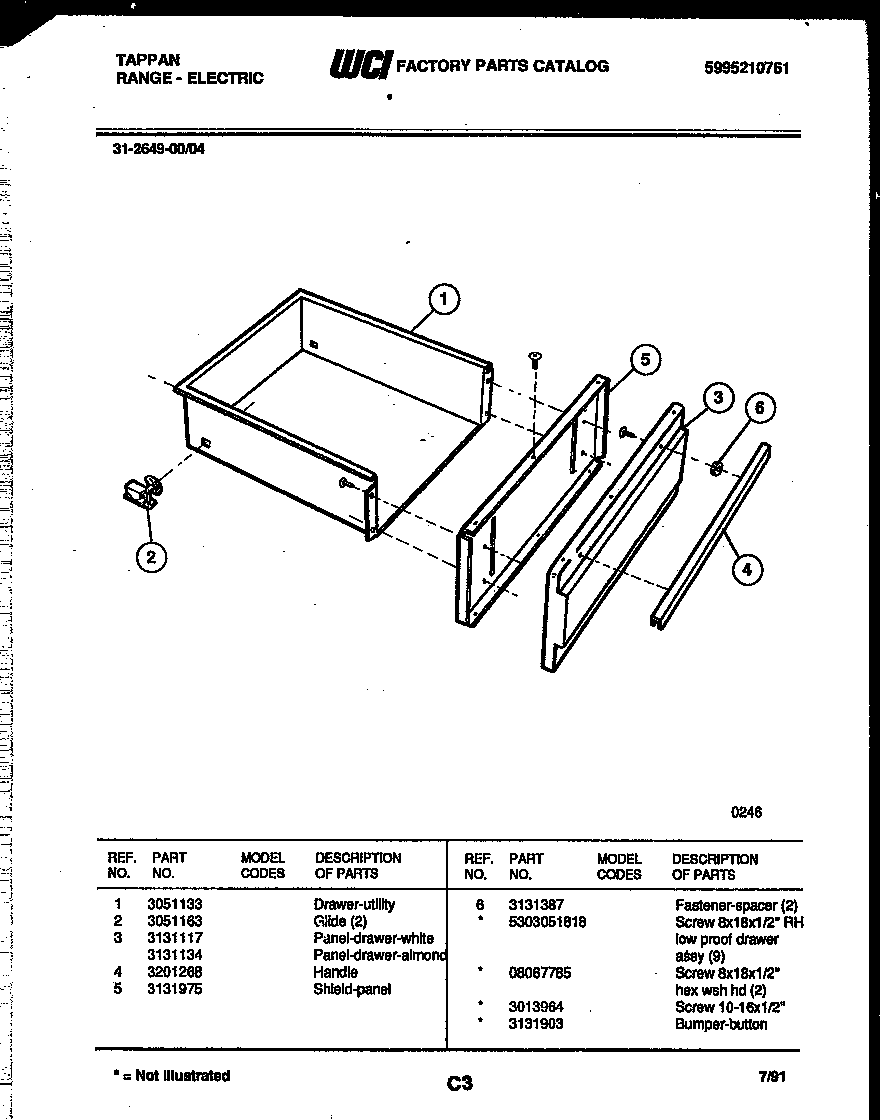 DRAWER PARTS