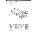 Tappan 31-2649-00-04 drawer parts diagram
