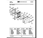 Tappan 11-2969-00-03 door parts diagram